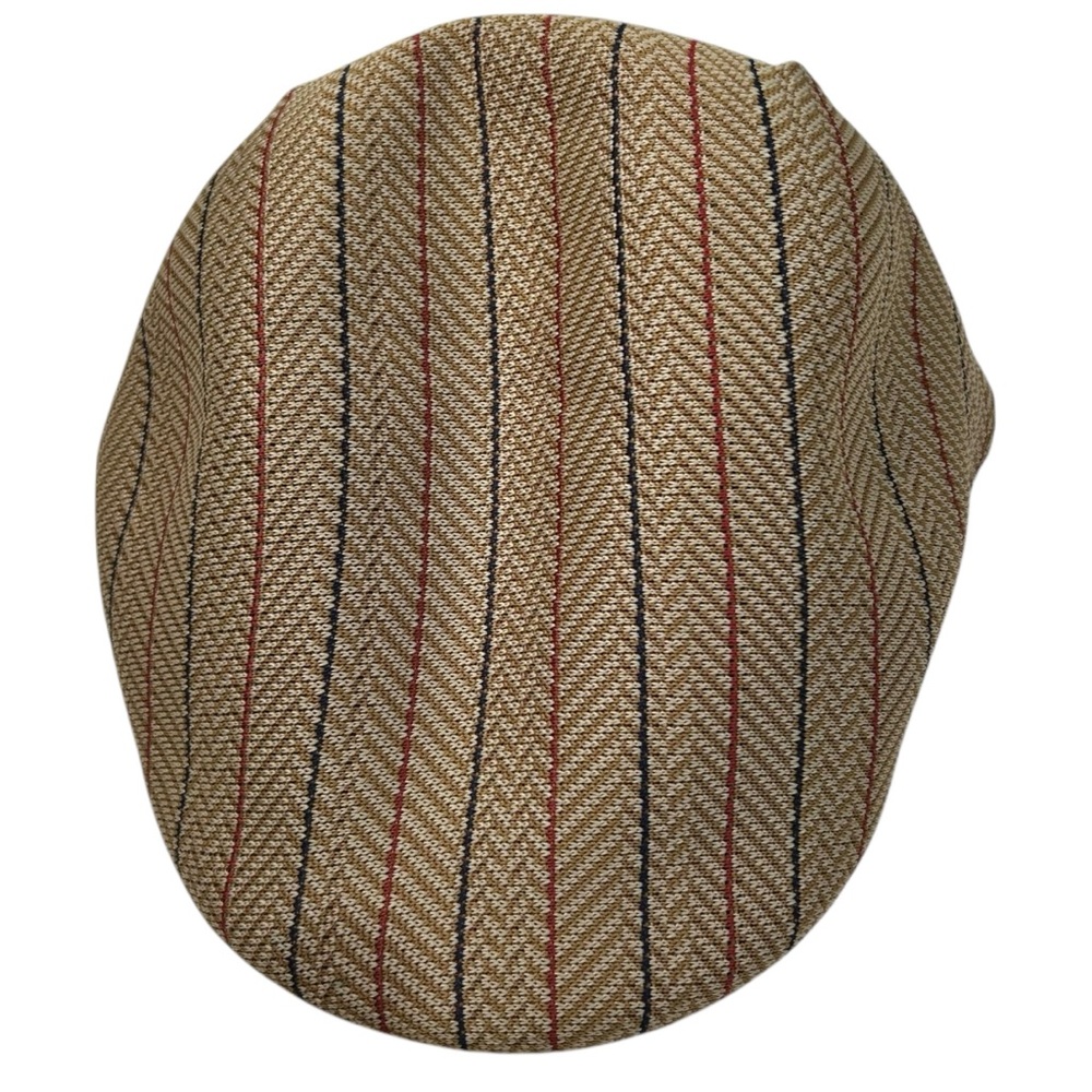 Kangol 507 Sierra Stripe Flat Cap 90s Streetwear Newsboy Hat Size Small - Picture 5 of 9
